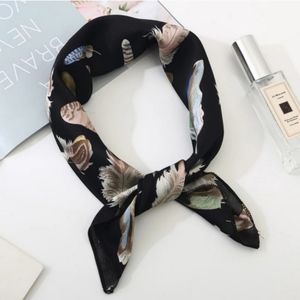 Silky Scarf For Head Bag Neck Hair Ponytail Wrist 18inx18in